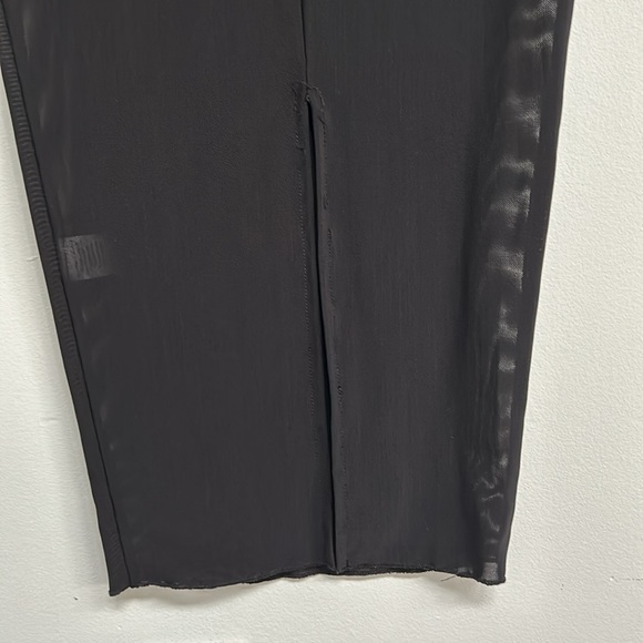 SLA The Label midi dress | black mesh with faux diamonds - Picture 13 of 17